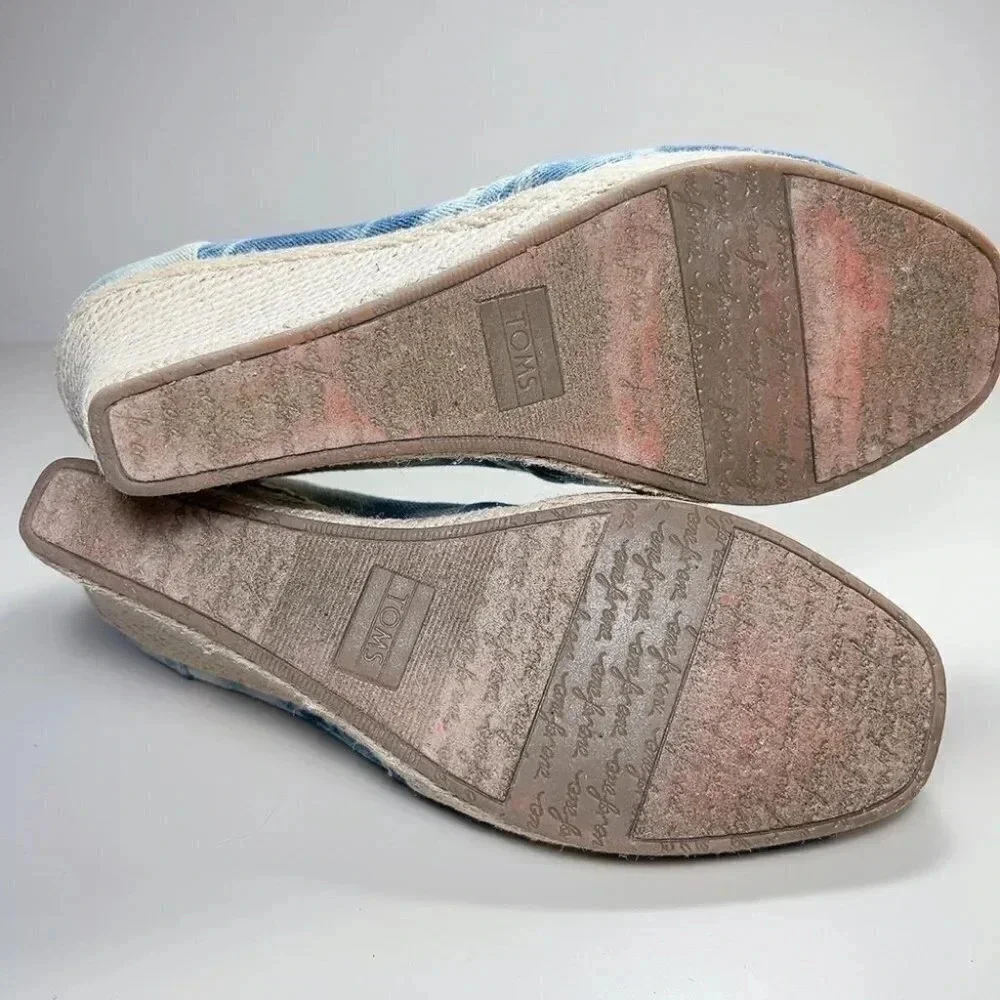 Toms Tie Dye Denim Espadrille